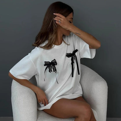 חולצת פפיון רחבה – מתוקה, קלילה ונעימה - Elora