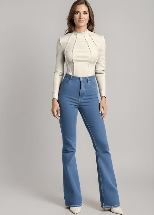 חולצת רוז ארוכת שרוול – הבסיס האלגנטי שכל מלתחה צריכה