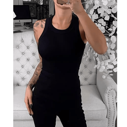 חולצת סריג ללא שרוולים – נוחות ואלגנטיות במראה יומיומי - Elora