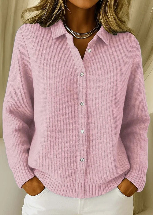 חולצת סריג מכופתרת פיורה