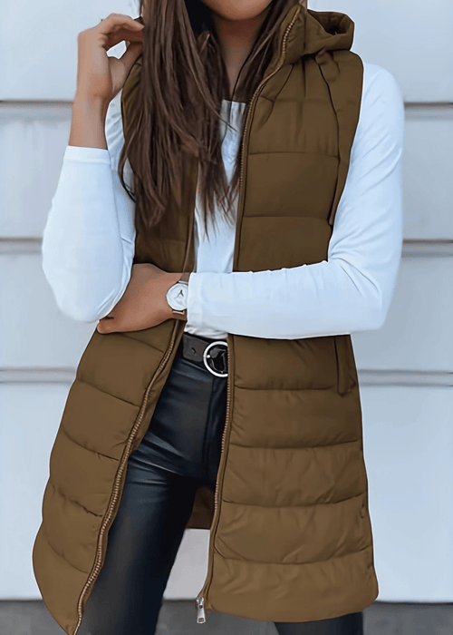 וסט פוך – קל, חמים ואלגנטי במראה אופנתי