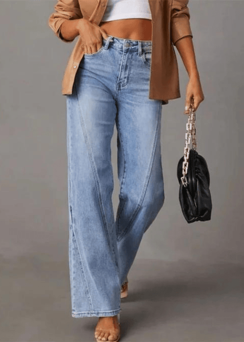 Wide retro ג'ינס